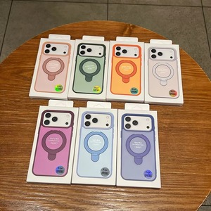 เคสโทรศัพท์แบบด้านเคลือบฟรอสต์แม่เหล็กสำหรับ iPhone 18 17 16 15 Pro Max พร้อมขาตั้งพับได้และกันกระแทก - Product Image 5