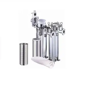 Bag Filter For Milk Factory Directly Supply Customized Design Stainless Steel Bag Filter Housing For Water Treatment Milk Beverage Juice Filtration