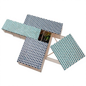Caja de Dulces MoonPearl Luxe, Organizador de Almacenamiento de Dulces Hecho a Mano con Madera MOP y Acrílico para Celebraciones del Ramadán, Iftar y Decoración del Eid - Product Image 1
