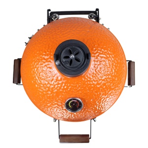 SEB 16 pouces Kamado Grill en acier et métal en forme d'oeuf de haute qualité Cuisine extérieure <span class=keywords><strong>BBQ</strong></span> <span class=keywords><strong>Pierre</strong></span> en céramique avec charbon de bois - Product Image 3