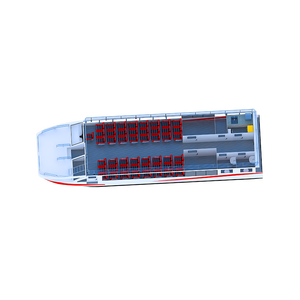 15m Aluminium <span class=keywords><strong>Ferry</strong></span> Travail Bateau Eau Taxi Yacht de Luxe à Vendre Catamaran Navire Passager - Product Image 2