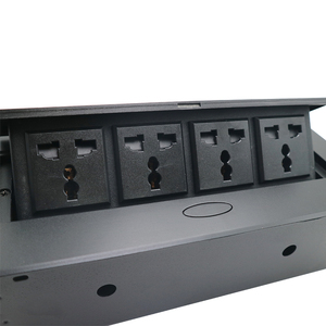 Presa da Tavolo Industriale per Ufficio 220V-240V con 3 Prese e 2 Porte USB A Integrate, Messa a Terra Standard per Uso Commerciale - Product Image 6
