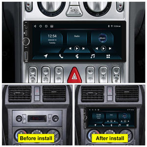 1 Din Android Écran de voiture 6.9 pouces Universel MP5 Autoradio Stéréo Lecteur USB port AUX BT - Product Image 5