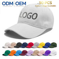 Casquette de baseball en coton souple, logo brodé 3D personnalisé, casquette à 6 panneaux réglable, sports de plein air, quatre saisons, protection solaire, motif lettre dessin animé