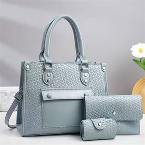 Luxury Women Handbag <b>Purse</b> Set 3pcs Daily <b>Large</b> Capacity Tote Bags - Product Image 2