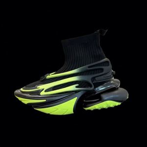 2026 Chaussures de créateur de luxe montantes, baskets décontractées de mode pour femmes et hommes, couleur unie, à semelle épaisse, pour la marche en extérieur - Product Image 4