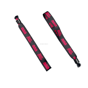 Bracelet de festival en polyester tissé personnalisé Bracelet en tissu Bracelets de poignet en tissu - Product Image 1