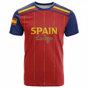 Maillot de football décontracté ESPAGNE 2026WC La Rojita – T-shirt de supporter à manches courtes de l'équipe nationale d'Espagne – Impression personnalisée - Product Image 4