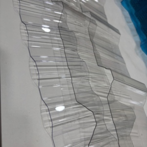 Lámina de <span class=keywords><strong>Policarbonato</strong></span> Corrugado para Techo, Garantía de 10 Años, Protección UV Transparente, Antienvejecimiento, Resistente al Granizo, Precio de Fábrica - Product Image 4