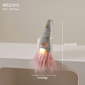 Gnomes en peluche en coton personnalisés avec logo et lumières pour la promotion de la saison de Noël en gros - Product Image 5