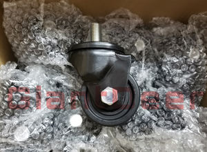 Großhandel schwenkbare feste Bremse 3 Zoll Hochleistungs-Rollen rolle Low Profile für Industrie anlagen - Product Image 6