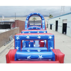 Juego de Obstáculos Extremos Inflables para Adultos, Pista de Obstáculos Inflable para Exteriores, Juegos Inflables de Desafío para Fiestas de Adultos - Product Image 5