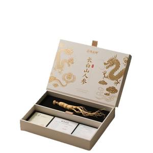 Caja de regalo de ginseng de la montaña Changbai de Jilin, personalización de cajas de embalaje de alta gama para productos especiales, personalización de cajas de regalo. - Product Image 5