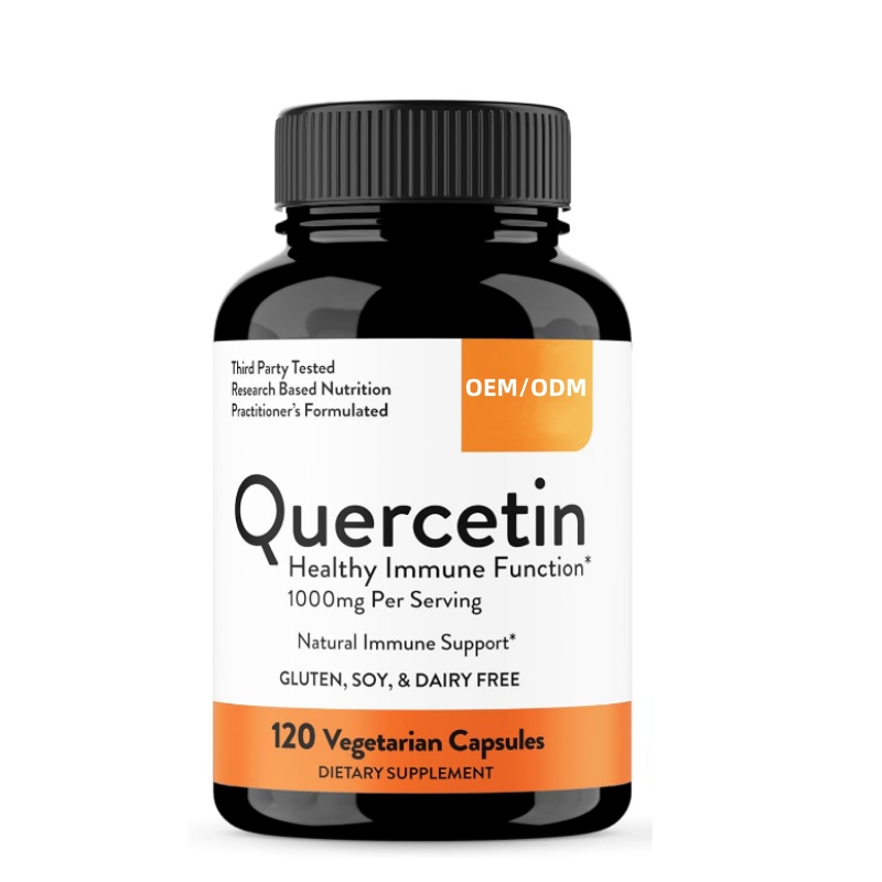 OEM Quercetin Capsules Healthy Immune Function Extract Zinc Vitamin Quercetin 120 Capsule Herbal Supplements Quercetin Capsules