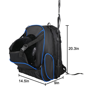 Custom Professional Equestrian <strong>Backpack</strong> For <strong>Horse</strong> Riding Durable Polyester Portable Features For Boots Helmet Outdoor Bags - Product Image 2