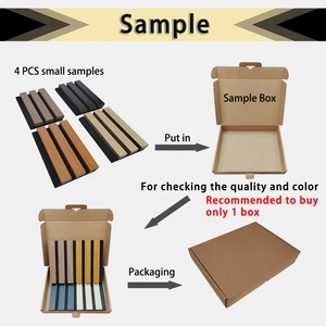 Mẫu liên kết TIANYUN Hot Bán thân thiện với môi cách âm Tấm tường trang trí nội thất Gỗ <span class=keywords><strong>Acoustic</strong></span> tấm đá phiến akupanel - Product Image 2