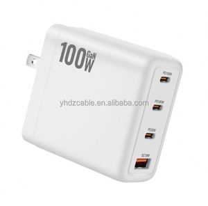 Nouveau chargeur Gan PD 100W, adaptateur PD pliable standard US UK EU AU 100W, chargeur de voyage 2A2C - Product Image 5