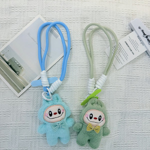 Dễ thương bong bóng LaBobo Mini ví tai nghe lưu trữ túi vài Keychain Ba lô Mặt dây chuyền búp bê sang Trọng Quà Tặng - Product Image 4