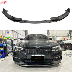 شفة أمامية من ألياف الكربون طراز G30 MP لسيارات BMW الفئة الخامسة G30 520i 530i 540i، فاصل الصدام الأمامي، طقم تعديل الهيكل 17-20 - Product Image 1
