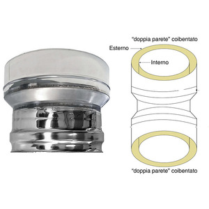 ท่อปล่องฉนวนกันความร้อนผนังสองชั้นทำจากสแตนเลสอุปกรณ์ลด DP-DP 200/250 - Product Image 1