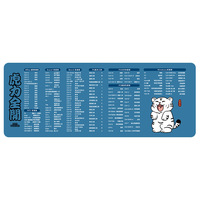 Tapis de souris Nezha Extra Large Caractéristique résistante aux taches Tapis de bureau épaissi Images personnalisées Touches de raccourci Stock personnalisé