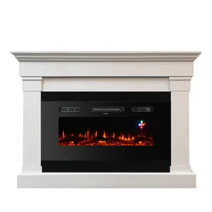 freestanding fireplace modern quality log fuel effect indoor electric fireplace mantel