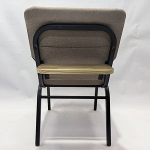 Vente en gros d'usine, chaise de culte rembourrée de théâtre populaire moderne et bon marché, chaise d'église empilable - Product Image 6
