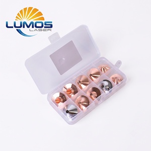 Buse de découpe laser à fibre prête à être expédiée Raytools Precitec <span class=keywords><strong>Cuivre</strong></span> 0.8-7.0mm Simple Double Couche Chromée Pièces de machine de découpe - Product Image 5