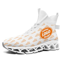 Chaussures de course montantes en maille respirante personnalisées avec logo OEM/ODM pour hommes et femmes FN029XD – Vente en gros usine