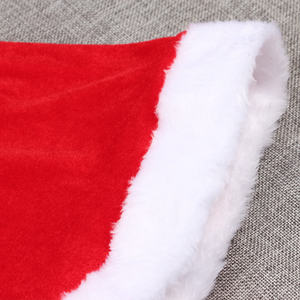Capa de Terciopelo Rojo con Borde de Piel para Navidad con Capucha para Niños para Escenario <span class=keywords><strong>Nueva</strong></span> Ropa de Papá Noel para Cosplay Infantil para Niñas con Sombrero - Product Image 4