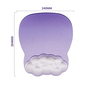 Thái Bàn phím pad với bộ nhớ bọt chuột Pad đơn giản Ergonomic Gel cơ sở Chuột chơi game Mat cổ tay phần còn lại chuột Pad cho văn phòng - Product Image 6