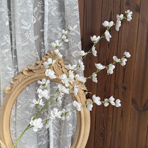 Flores Artificiales de Delphinium Jinxi, 4 Ramas, Decoraciones de Techo de Seda para Bodas, Accesorios para Pasillos de Techo Alto - Product Image 2