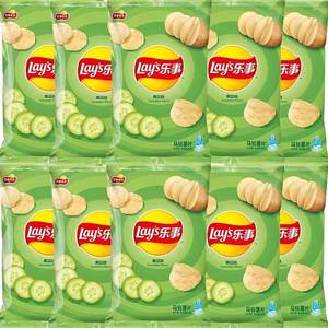 Meilleures ventes de chips de patate douce cuites au four classiques Lays 70g saveur concombre, collation salée savoureuse en sachet croustillant - Product Image 1