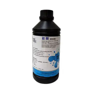 BLUEPRINT Compatible Metallic Inkjet Ink 1000ml CMYK Varnish UV Ink for Printer