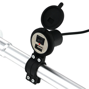 Prise USB étanche pour moto 12v à 24v, accessoire pour scooter et moto - Product Image 1