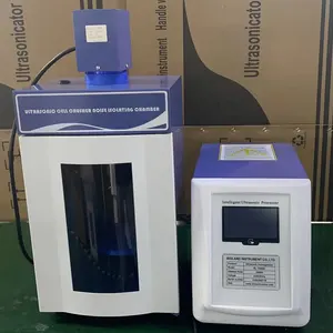 Máquina de extração de óleo essencial de disrução, 500ml, laboratório, 650w, célula de lysis, ultrassônica