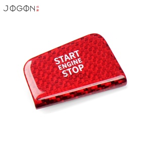 Cubierta de Botón de Encendido/Apagado del Motor para BMW <span class=keywords><strong>Serie</strong></span> 5, 7, X3, G60, G61, G70, G45, Adhesivo de Fibra de Carbono Real para el Interior del Coche - Product Image 4