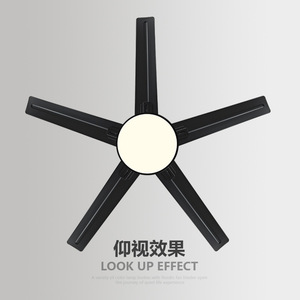 <b>Ceiling</b> Fan <b>Light</b> 56 Inch <b>Led</b> Fixed Blade For Living Room Bedroom Quiet Electric Fan Chandelier - Product Image 3