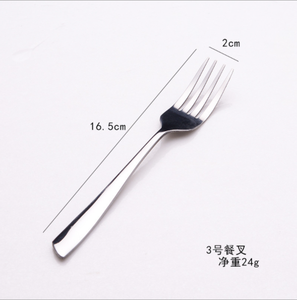 Cuillère et fourchette en acier inoxydable pour camping en plein air, formation des étudiants, nouveau séminaire, distribution de nourriture, sûres pour les contacts alimentaires et saines - Product Image 1