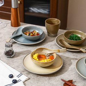 Customized <strong>Restaurant</strong> Hotel Stoneware Tableware Ceramic <strong>Dinnerware</strong> Serving Plates Dish Bowl Dinner Set - Product Image 4