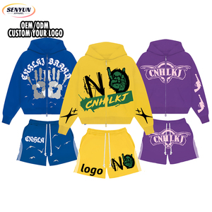 Felpa personalizzata abiti da <span class=keywords><strong>uomo</strong></span> capispalla Pullover con cerniera e felpa con cappuccio da <span class=keywords><strong>uomo</strong></span> e Set da <span class=keywords><strong>uomo</strong></span> con cappuccio <span class=keywords><strong>oversize</strong></span> - Product Image 1