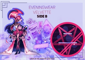 OEM ODM Anime in Hand Hh Robe de soirée en velours - Product Image 5