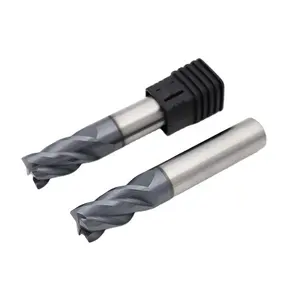 Variable Helix Differentierter Pitch Carbide Tools Bull Nose Eck radius Schaft fräser Zoll