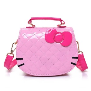 Bolsos de Mano de PU con Diseño de Dibujos Animados para Niños, Bolsos de Hombro Cruzados con Diseño de Gato para Niñas - Product Image 2