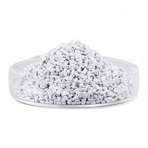 White Granular <b>Plastic</b> <b>Pellets</b> for Injection Molding Electrical Automotive Appliance - Product Image 1