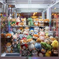 Boneka Plush Hewan Buah Kebun Binatang Kartun Murah Harga Terjangkau 20-25cm untuk Mesin Cakar Anime