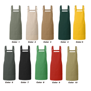 Wholesale Unisex Polyester <strong>Kitchen</strong> Apron Waterproof Barista <strong>Chef</strong> <strong>Uniform</strong> with Custom Logo for Restaurant &amp; Bar Use - Product Image 5