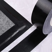 Scellant résistant à la chaleur Scellant anti-collant PTFE couleur noire Tissu de verre en fibre de verre enduit avec colle silicone Ruban auto-adhésif