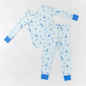Engepapa personalizado adulto bambú ropa traje estampado recién <span class=keywords><strong>nacido</strong></span> mameluco suave niños conjunto bebé bambú Pijamas - Product Image 2
