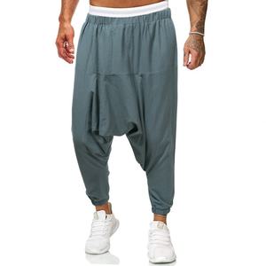 Pantalon Harem Sportif Ample en Coton et Lin pour Hommes, Style Hip Hop Streetwear, Personnalisable – Vente Flash Fabricants - Product Image 5